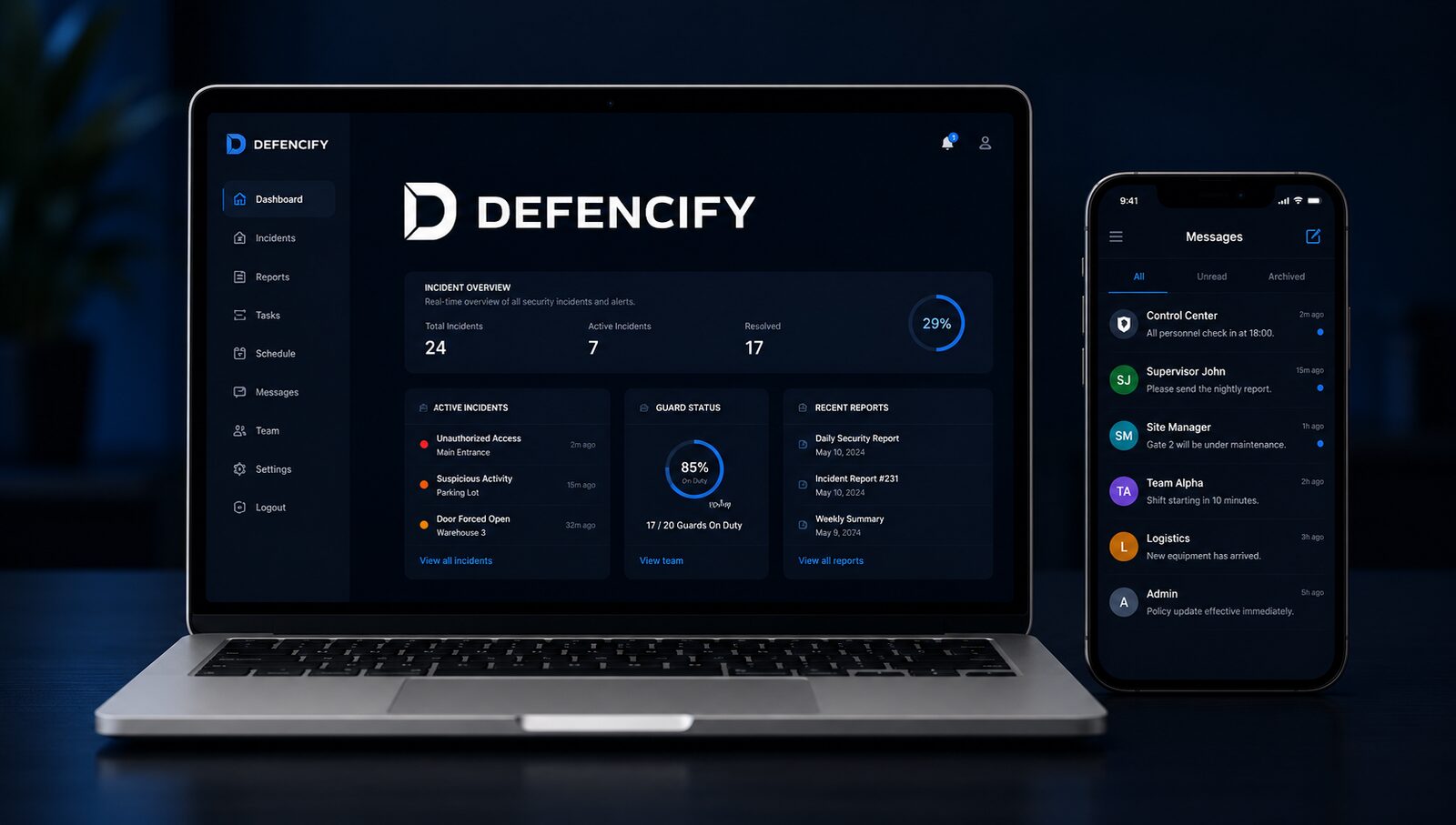 Defencify training platform