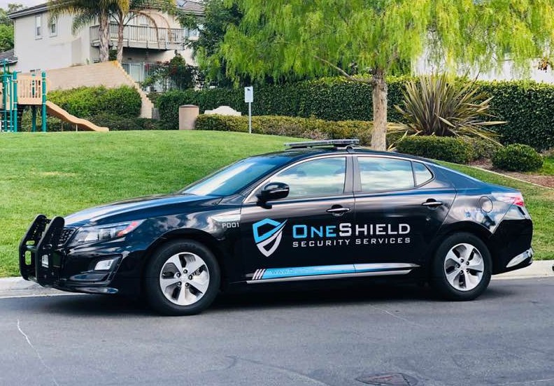 One Shield marked patrol vehicle in a North County neighborhood
